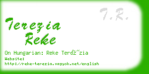 terezia reke business card